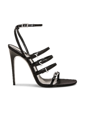 Saint Laurent Jerry Sandal in Nero - Black. Size 38.5 (also in 36.5, 39.5).