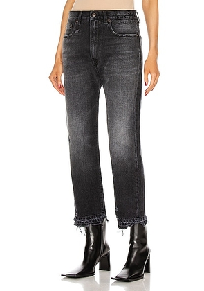 R13 Boyfriend Leg in Jake Black - Black,Gray. Size 31 (also in ).