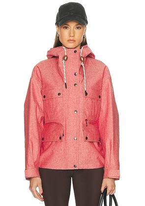 Moncler Grenoble Beziers Field Jacket in Red - Red. Size 0/XS (also in 2/M).