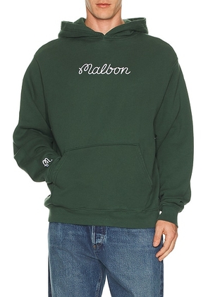 Malbon Golf Fesque Hoodie in Forest - Green. Size L (also in S, M, XL/1X).