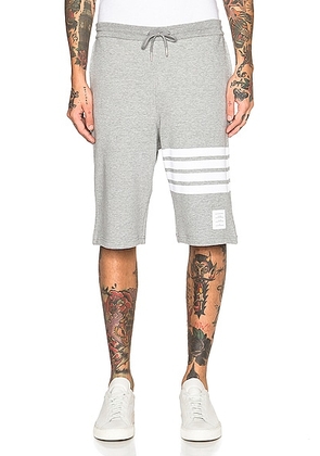 Thom Browne Classic Sweatshorts in Light Heather Grey - Grey. Size 2 (also in 1, 3, 4, 5).