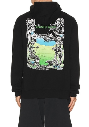 Malbon Golf x Grateful Dead Fesque Hoodie in Black - Black. Size M (also in S, L, XL/1X).