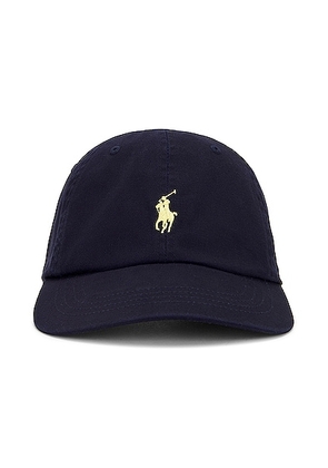 Polo Ralph Lauren Chino Cap in Relay Blue in Relay Blue & Wicket Yellow - Blue. Size all.