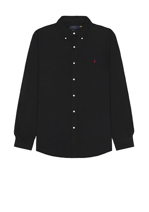 Polo Ralph Lauren Garment Dyed Oxford Shirt in Black in Polo Black - Black. Size S (also in ).