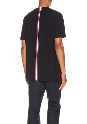 Thom Browne Relaxed Stripe Tee in Navy - Blue. Size 1 (also in 0, 3).