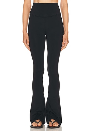 Splits59 Raquel High Waist Supplex Flare 32â Legging in Black - Black. Size M (also in L, S, XS).