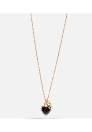 Dolce&Gabbana DG embellished pendant necklace