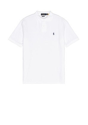 Polo Ralph Lauren Classic Fit Mesh Polo in White - White. Size XS (also in S, XXL/2X).
