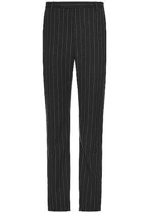 Saint Laurent Pantalons Taille Hau in Anthracite Craie - Black. Size 50 (also in 46, 52).