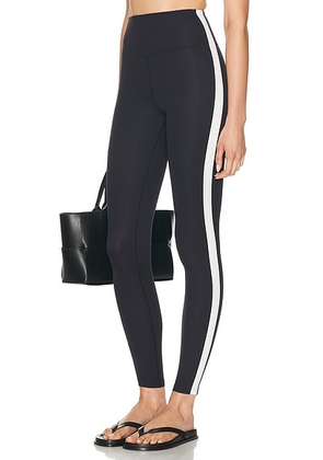 Splits59 Clare High Waist Rigor 7/8 Legging in Black & White - Black & White. Size M (also in L, S, XL, XS).