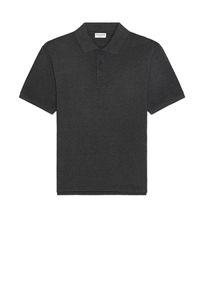 Saint Laurent Polo in Grey - Grey. Size M (also in L, S, XL/1X).