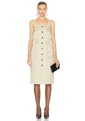 Saint Laurent Utility Dress in Dune - Beige. Size 40 (also in 38).