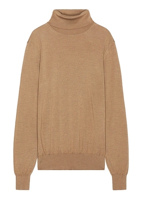 Saint Laurent Sweater in Camel Clair - Brown. Size S (also in L, XL/1X).