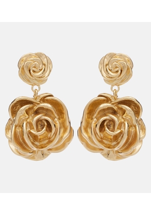 Magda Butrym Floral gold-plated drop earrings