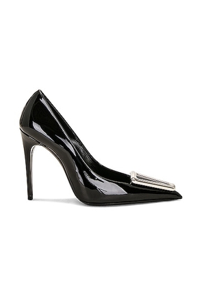 Saint Laurent Avenue Pump in Nero - Black. Size 38.5 (also in 38, 40).