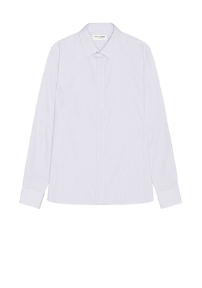 Saint Laurent Long Sleeve Shirt in Blanc - White. Size 40 (also in 38, 39, 41).