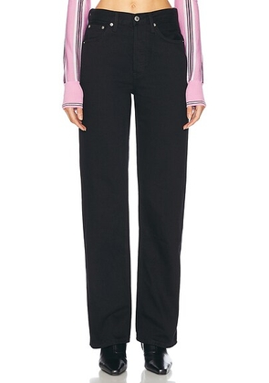 RE/DONE 90s High Rise Loose Jeans in Black - Black. Size 31 (also in 29).