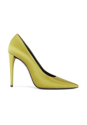 Saint Laurent Monceau Pump in Kaki Green - Green. Size 37 (also in 39.5, 36.5, 37.5).