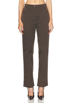 Saint Laurent Bootcut Pant in Dark Brown - Brown. Size 26 (also in 24, 27, 28, 29).