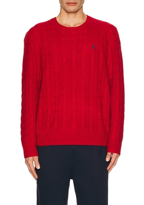 Polo Ralph Lauren Long Sleeve Pullover in Red - Red. Size L (also in M, S, XL/1X).
