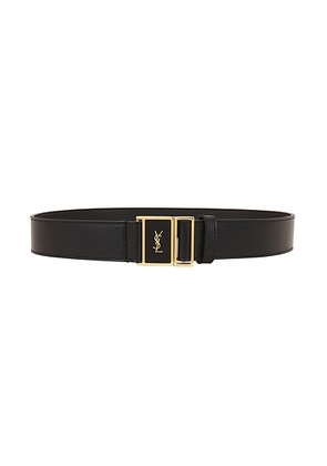 Saint Laurent Cassandre Belt in Nero - Black. Size 70 (also in 65, 85, 80, 75).