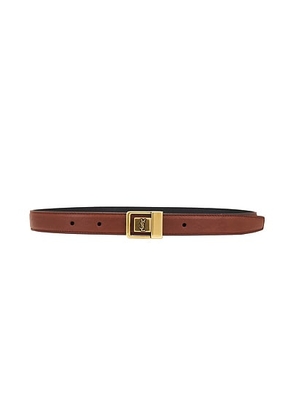 Saint Laurent Leather Belt in Wet Clay - Black. Size 70 (also in 65, 85, 75, 80, 90).
