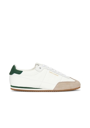 Saint Laurent Circle Sneaker in Blanc Optique - White. Size 36.5 (also in 38.5, 38, 40, 41).