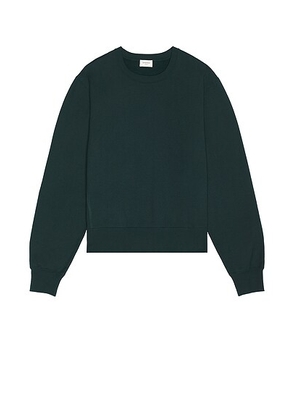 Saint Laurent Long Sleeve Sweater in Canard - Dark Green. Size M (also in S, L).