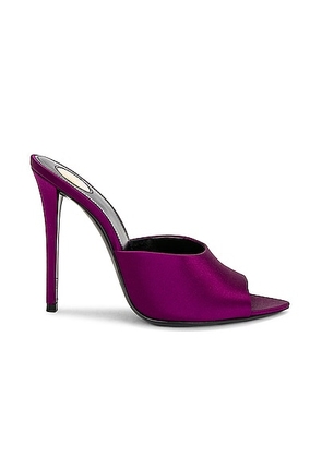 Saint Laurent Goldie Mule Sandal in Cyclamen - Purple. Size 36.5 (also in 36, 37, 37.5, 39, 39.5).