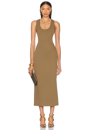Ronny Kobo Tilly Dress in Military Green - Green. Size XS (also in S).