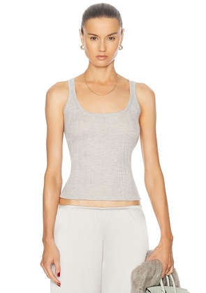 RENGGLI Tank Top in Gris - Grey. Size XL (also in L).
