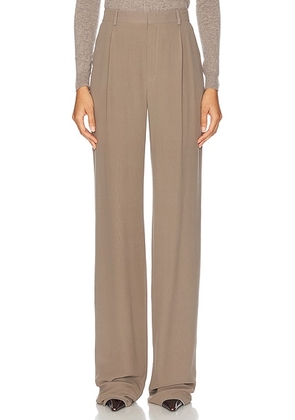Saint Laurent Bootcut Trouser in Taupe - Grey. Size 34 (also in 38).