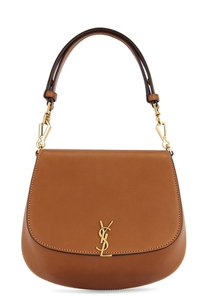 Saint Laurent Mini Top Handle Bag in Brick - Brown. Size all.