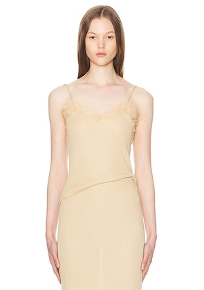 The Row Ikee Tank in Champagne - Cream. Size XL (also in L).