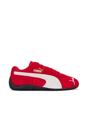 Puma Select Speed Cat Sneaker in For All Time Red & Puma White - Red. Size 10 (also in 6, 6.5, 7, 7.5, 8, 8.5, 9, 9.5, 11).