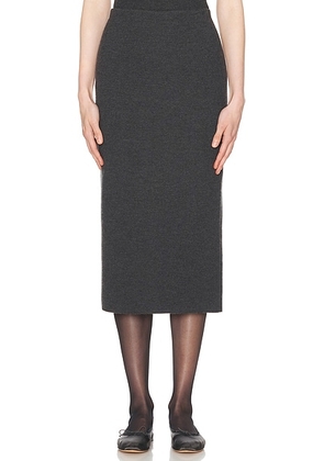 The Row Ikko Skirt in Dark Grey Melange - Grey. Size S (also in XS).