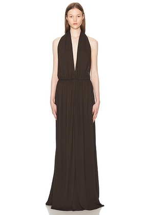 The Row Pharao Dress in Oak - Brown. Size 4 (also in ).