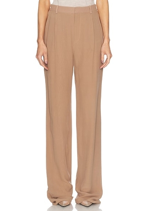 Saint Laurent Bootcut Trouser in Cappuccino - Taupe. Size 34 (also in 36, 38, 40).