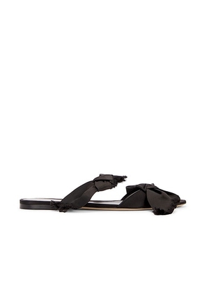 The Row Voluptas Sandal in Black - Black. Size 37 (also in 38, 39.5, 41).
