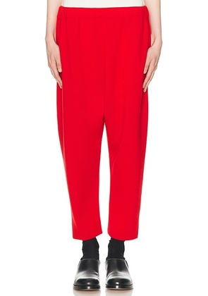 The Row Herea Pant in Firetruck - Red. Size XS (also in S).