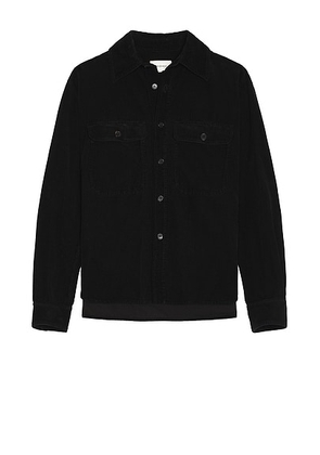 Saint Laurent Fall Overshirt in Faded Black - Black. Size S (also in ).