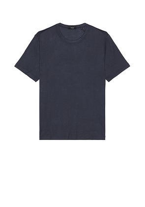 Theory Anemone Essential Tee in Eclipse Multi - Navy. Size XXL/2X (also in XL/1X).