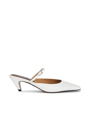 Stella McCartney Mule Pump in White - White. Size 36.5 (also in 36, 37.5, 38, 39.5, 40, 41).