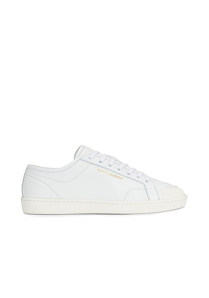 Saint Laurent SL39 Mid Top Sneaker in White - White. Size 45 (also in 42).