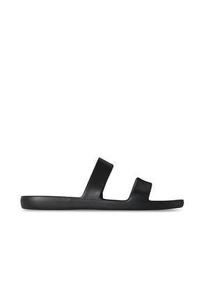 The Row Foam Sandal in Black - Black. Size 40 (also in 41).