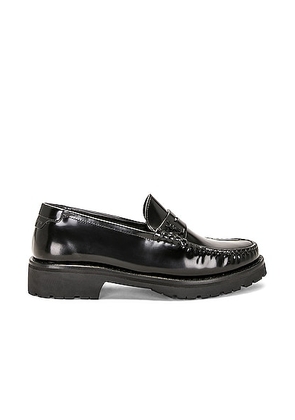 Saint Laurent Mag 15 Moccasin in Nero - Black. Size 37 (also in 37.5, 39, 39.5, 38, 40, 41, 36, 38.5, 40.5).