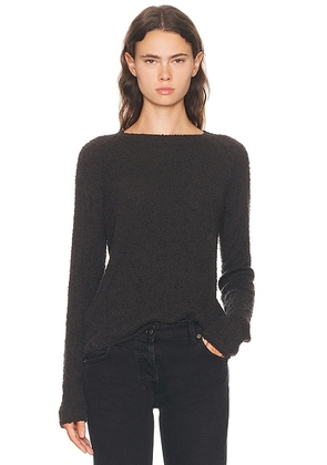 The Row Kathy Top in Faded Black - Black. Size XL (also in ).