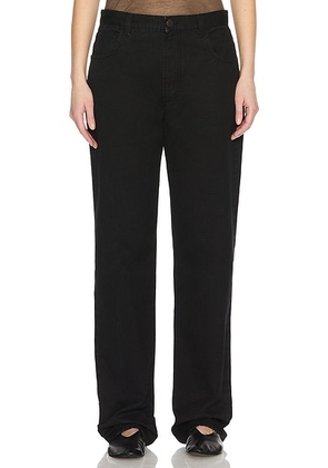 The Row Landais Jean in Black - Black. Size 27 (also in 26, 28, 29).