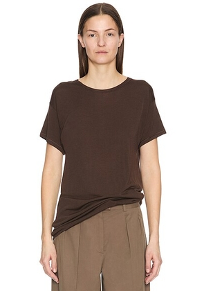 The Row Kota Top in Brown - Brown. Size S (also in M).