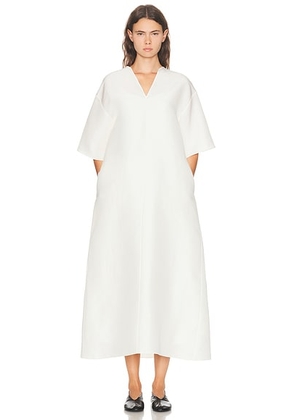 The Row Mia Dress in Off White - White. Size 2 (also in 4, 6).